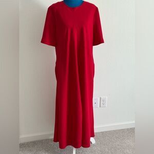 Zara Elegant Red Dress Very Nice
